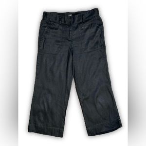Loft, small, black, linen pants